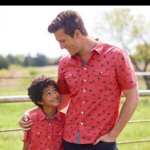 NWT Daddy & Me Horse Print Shirt XS